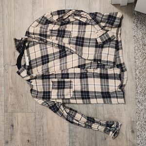 Tan Flannel Top